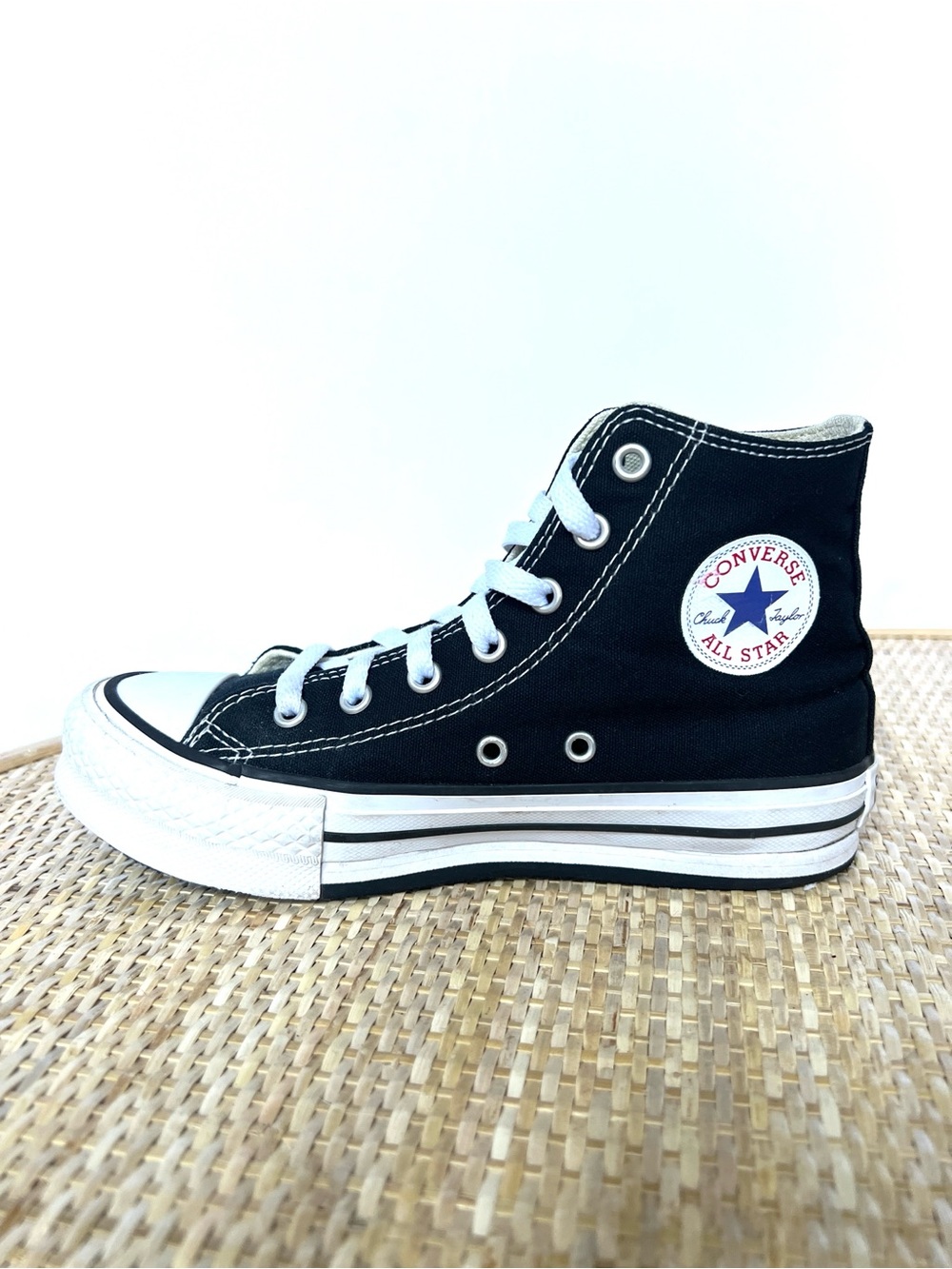 Converse Chuck Taylor All Star Hi Top canvas sneaker classic black Unisex Kids 3